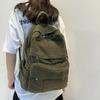 Jentestoff skoleveske New Fashion College Student Vintage Kvinner Ryggsekk Lerret Kvinne Laptop Bag Reise Kawaii Dame Ryggsekk