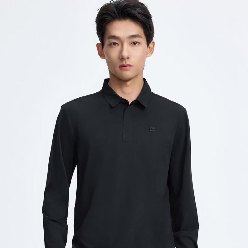 Men's Long Sleeve Sports Polo Shirt