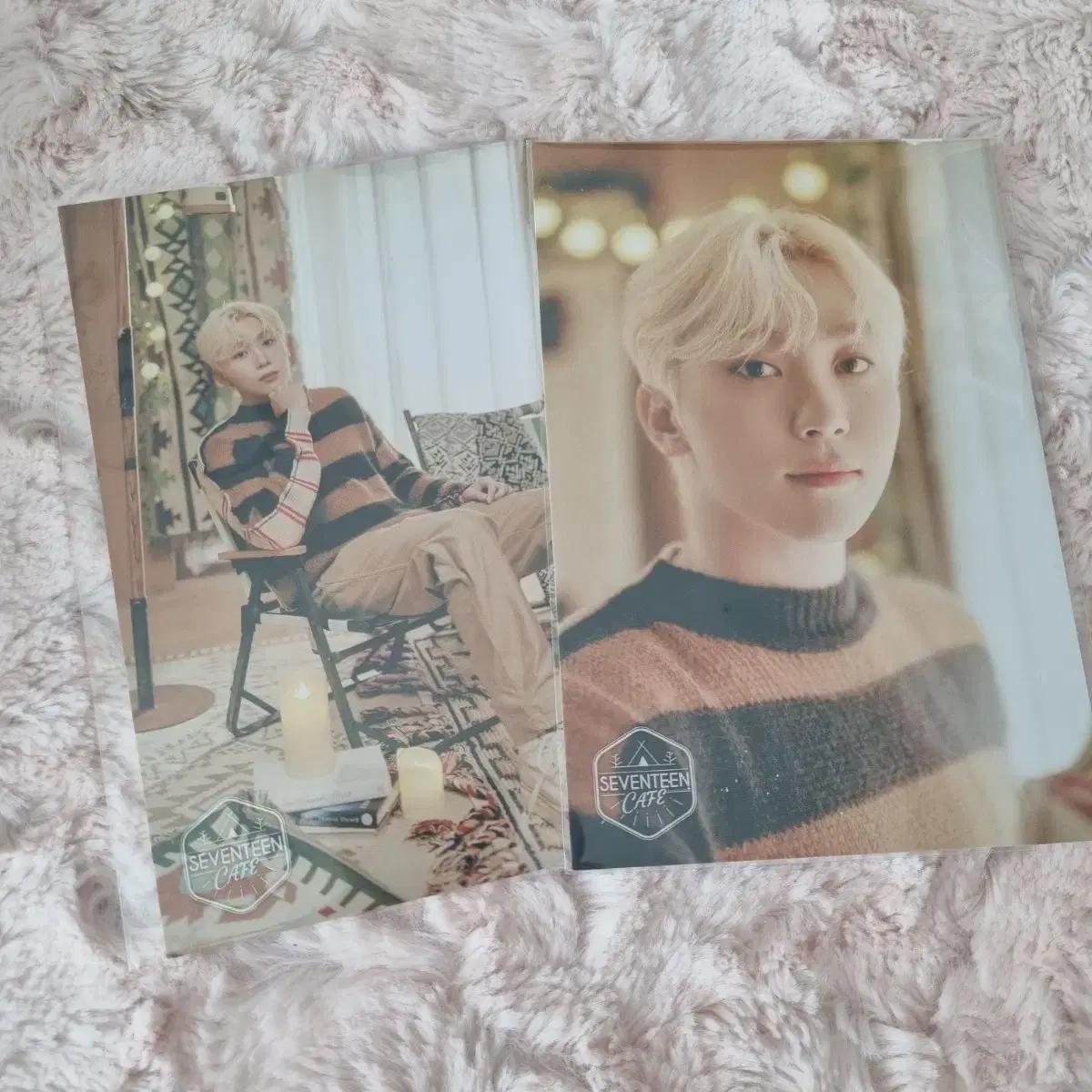 

Seventeen Cafe Japan Postcard Seungkwan