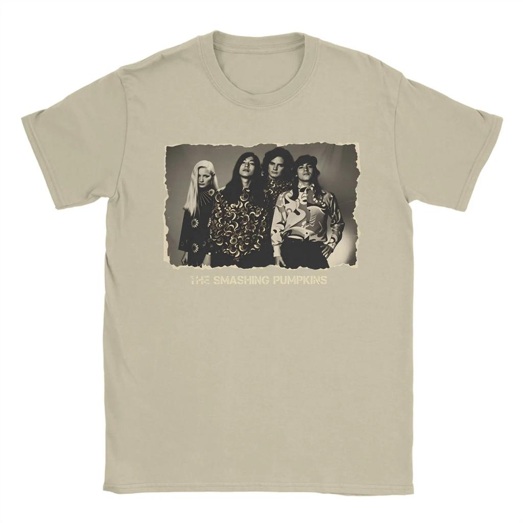 The Smashing Pumpkins T-Shirt Beach Cotton T Shirts for Men Women Novelty Casual Tshirt Short Sleeve Retro Tops