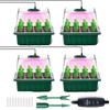 Caixa de Bandeja para Starter de Sementes com 12 Células com Luz LED de Crescimento Vaso de Viveiro Plantador de Germinação de Mudas 4 Temporizadores e 5 Níveis de Brilho Ajustáveis