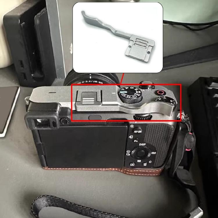 Universal Aluminum Alloy Camera Hand Grip Enhances Control for A7C2 A7CR Camera Metal Thumb Up Hot Shoe Handle