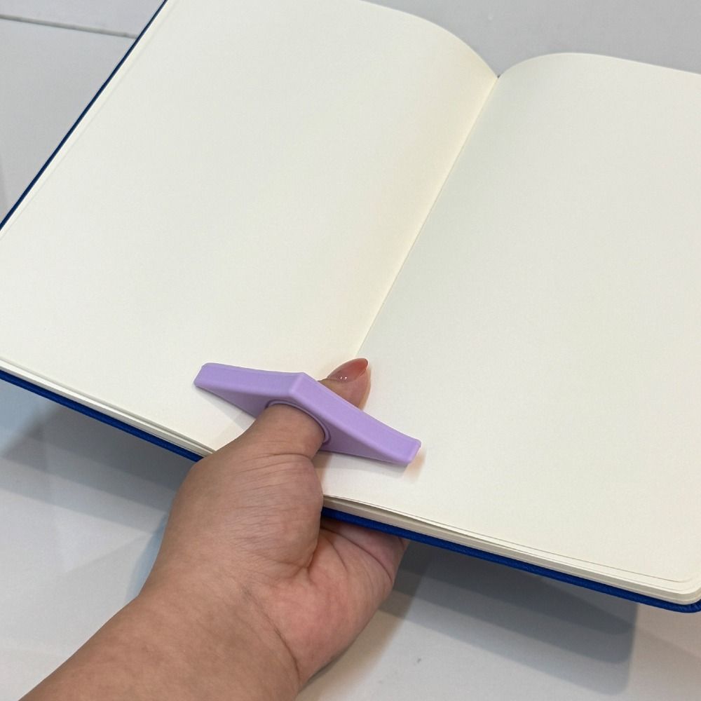 Ergonomics Book Page Holder Versatile Reading Aid Bookmark Thumb Press Book Support  Travel