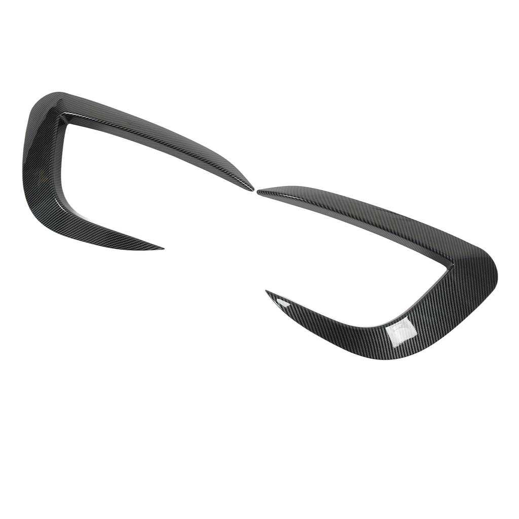 2 Pcs Front Fog Light Trim Cover Eyebrow Frame Bumper Spoiler Trim Replacement for 2020 to 2023