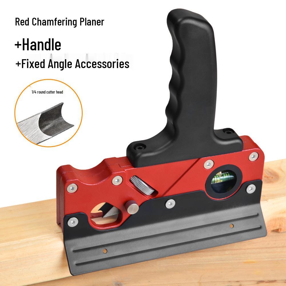 45° Woodworking Chamfer Plane: DIY Essential with Multiple Cutter Heads for Edge Trimming