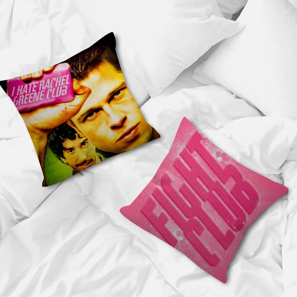 Movie F-Fight C-Club Cushion Cover Car Throw Pillow Case For Sofa Car Christmas Gift 40X40Cm 45X45Cm