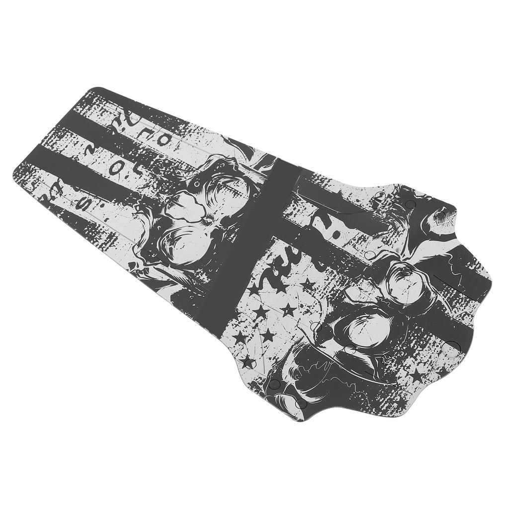 Enlee Mountainbike Vorne Hinten Schutzblech PP5 Kunststoffmaterial Fahrradschutzbleche Zubehör Totenkopf