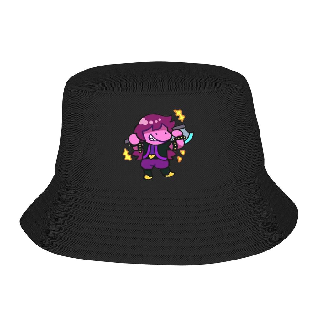Deltarune Its TV TIME Bucket Hats Spring Picnic Headwear Stuff Tenna Fishing Hat for Women Unisex Boonie Hat Lightweight