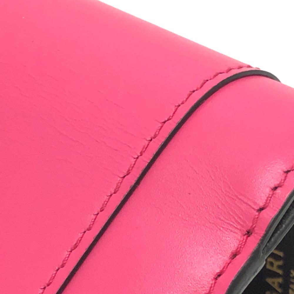 BVLGARI 288858 Serpenti Wallet Mini Wallet Trifold wallet Leather pink/Black