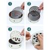 Metal All Purpose Incenses Box Container Tray With Safety Cover Heatproof Construction Perfect For Travel Or Patios Use