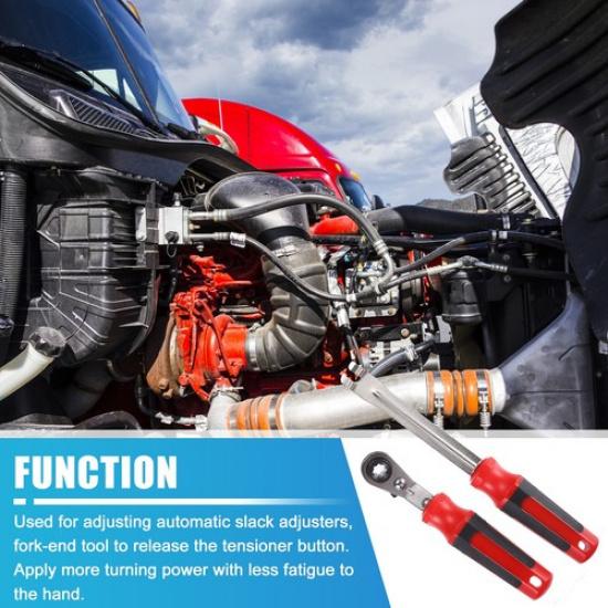 Universal Slack Adjuster Release Tool Wrench for Air Brake System Pack of 1