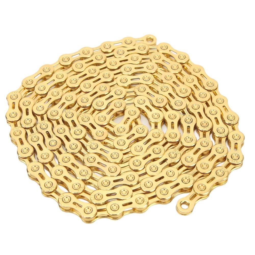 1/2" x 11/128" Bike Chain 116 Links Replacement Chain Durable Mountain Bike Chain  Cycling Upgrade