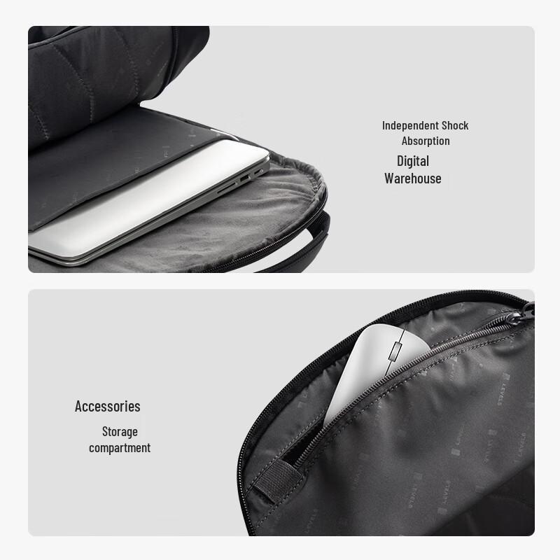 LEVEL8 Capsule Business Commuter 15.6-inch Laptop Backpack