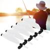 5PCS PVC Fishing Rod Tip Cap 3 Sizes Telescopic Fishing Rod Cap Rod Top Cover  Fishing Accessories