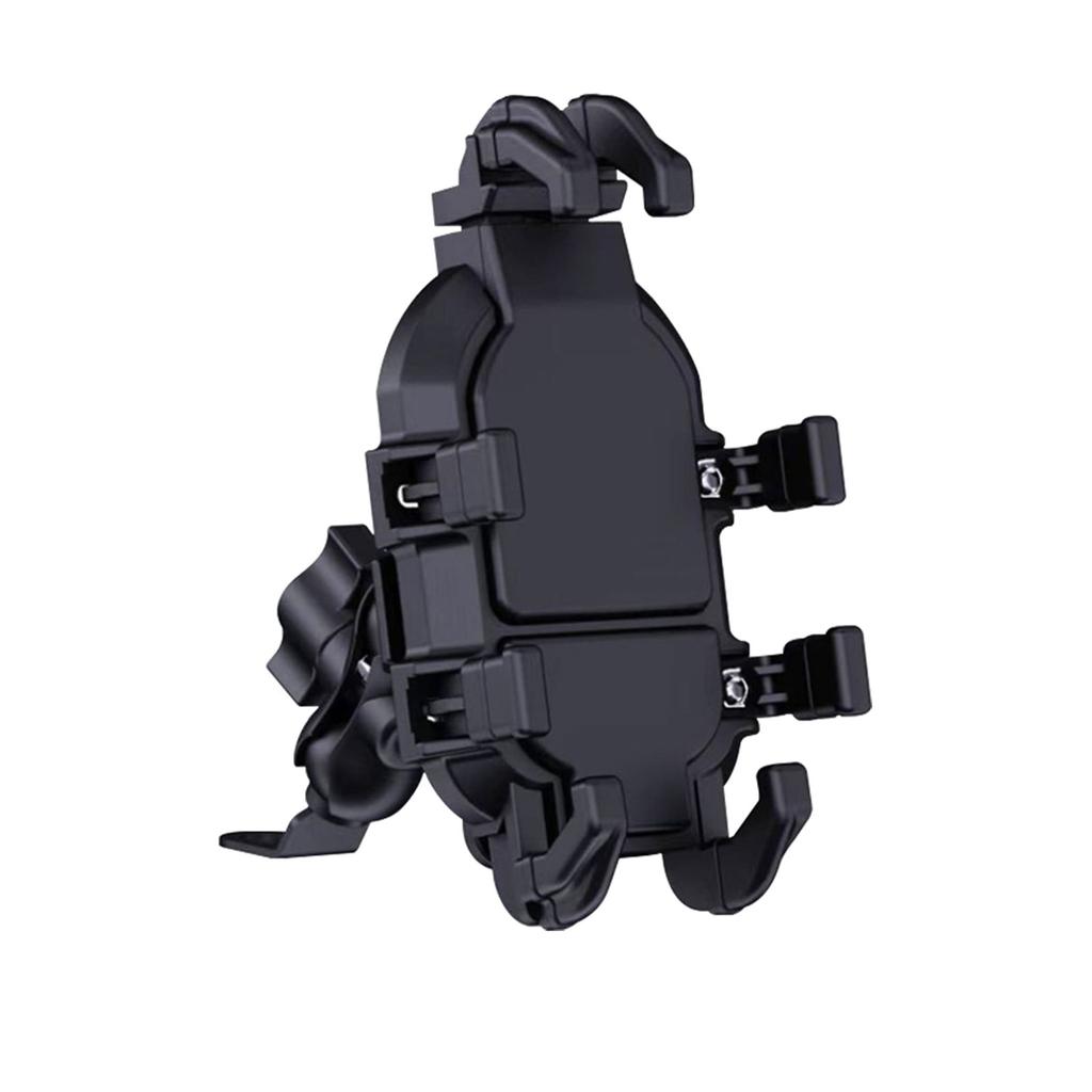 Quick Release Motorcycle Phone Holder with Anti Vibration Arms No Tools Installation Upgrades for Smartphones