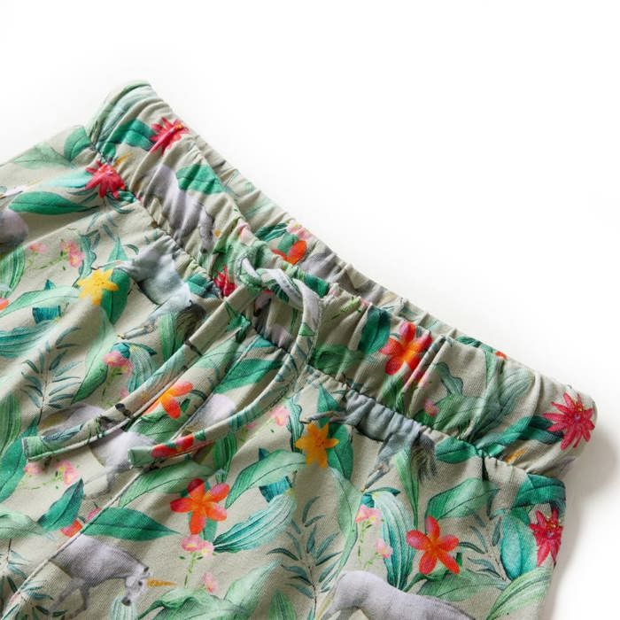 Short pour enfants avec cordon de serrage kaki clair 92/104/116/128/140
