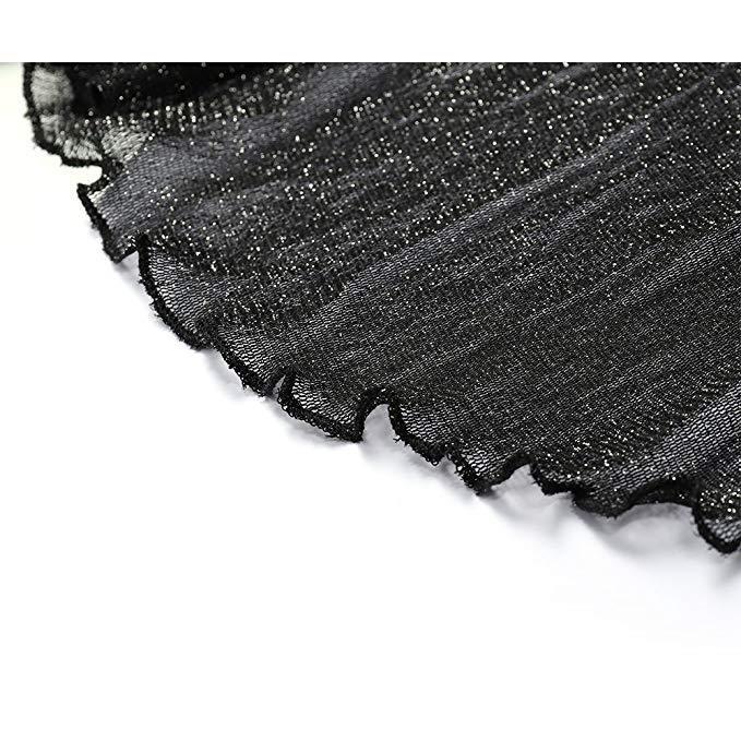 European & American Black Mesh See-Through Long Dress Lingerie Set: Low-Cut Spaghetti Strap Nightgown