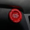 Motorcycle Car Engine Start Stop Button Cover Car Ignition Switch Rotatable Protection Cap Car Interior Accessory Decor Sticker