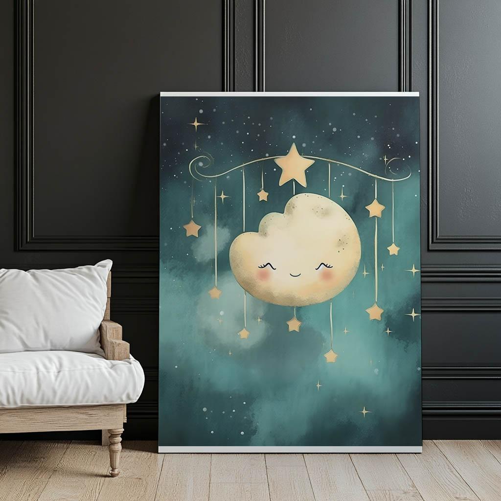 Śpiąca Chmurka Śpiąca Chmurka, 50X70 Cm, Bez Ramy, Papier Matowy 230 Gsm