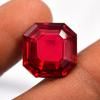 Natural Red Ruby Loose Gemstone Square Shape 8 ct Flawless for Her/Him for Jewelry Making and Crafts