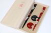 Wajima Lacquer Couple Chopstick Hanazakura Paulownia Wooden Domestically Made In Pair of Wooden Wajima Lacquerware Chopsticks, Yoimachizuki, Rest,