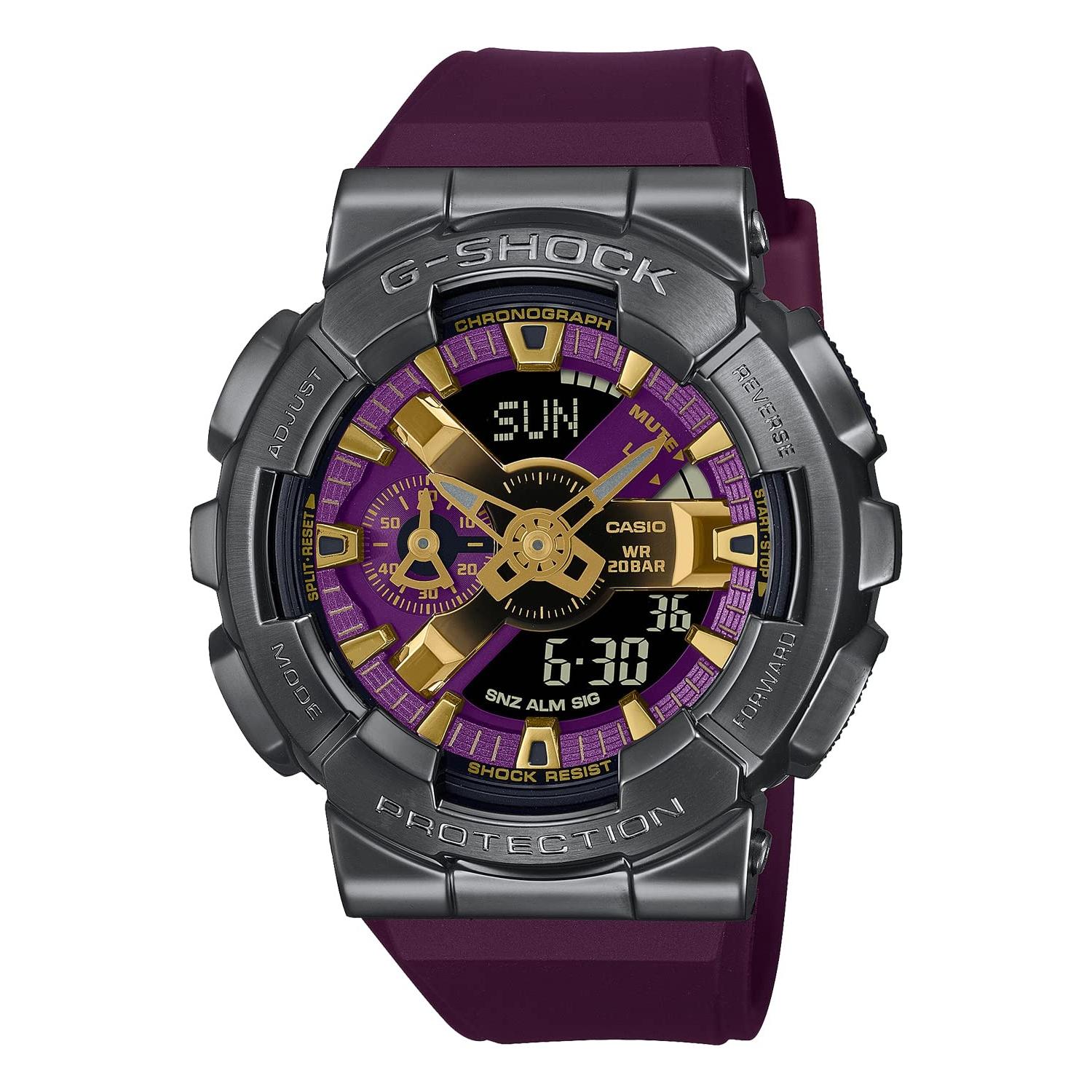 

[CASIO] Men s G-Shock GM-110CL-6AJF Watch, Metal Covered, Purple Matte Skeleton, Classy Off-Road Series, Web Exclusive, Authentic Japan Model