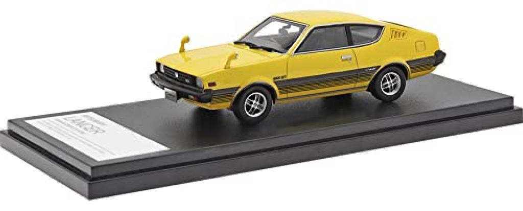 Hi Story Mitsubishi LANCER Celeste 2000GT Yellow Finished Product HS357YE 1/43 (1979)