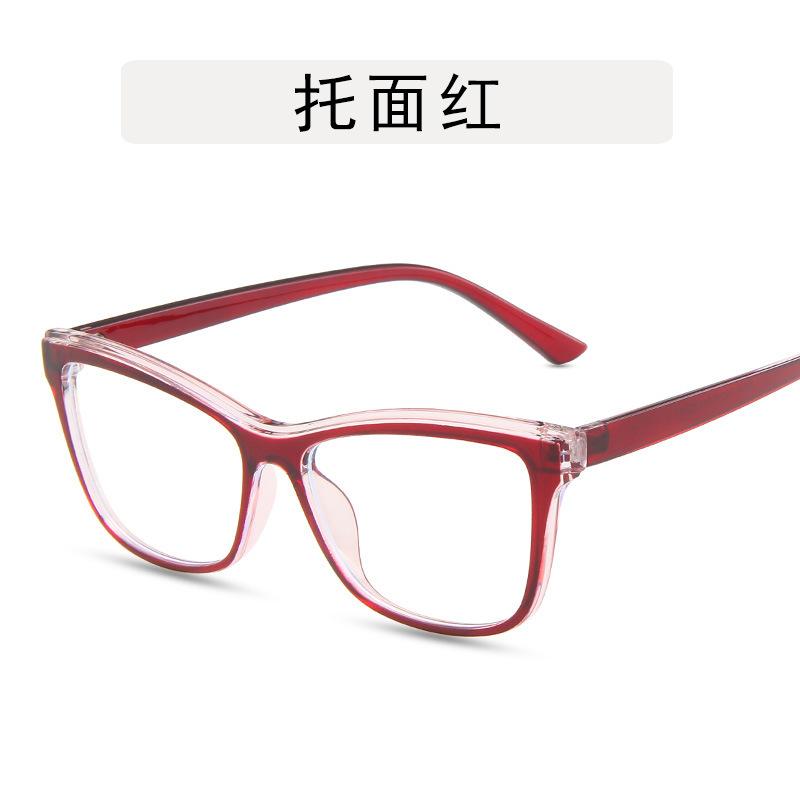 

Fashion Square Shape Eyeglasses for Women European American Stylish Glasses Man Blue Light Blocking Glasses Frames for Women красный