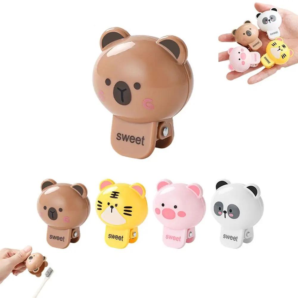 New Cute Animal Toothbrush Holder Dustproof Portable Electric Toothbrush Storage Rack Toothbrush Protective Cap