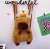 Capybara Backpack Creative Toy Bag Cute Cartoon for Camping Trips Party