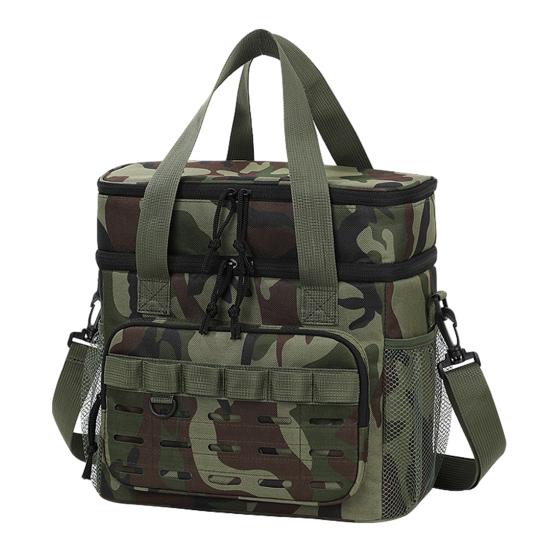 Isolatietas Dik Oxford Doek Waterdicht Slijtvast Lunchkoeltas Grote Capaciteit Dubbellaags Indeling Lunchtas