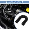 X AUTOHAUX 1 piece Black silicone hose Inner diameter 35mm