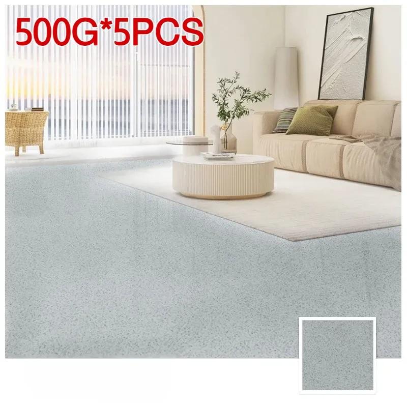 500g Solventfree Self-leveling Flat Epoxy Floor Paint Wear-Resistant Waterproof Color Sand Floor Coating Imitation Marble Paint