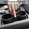 For Cadillac XT6 -2024 Cup Holder ert, Center Console Cup Holder Storage Box TPE Interior Replacement Accessories