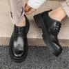 Mens Oxfords Shoes Lace Up High Quality Leather Lace Up Formal Oxfords Footwear Loafers Driving Party Dating Business Work Shoes