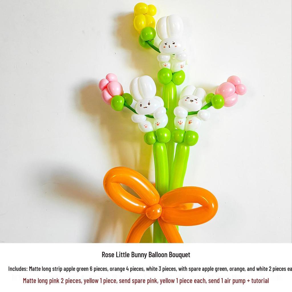 Ins Xiaohongshu DIY Blumen-Ballonstrauß-Set für Kinder - Japanische & Koreanische Partyballons
