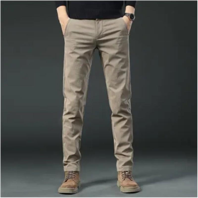 Мужские весенне-летние деловые корейские повседневные брюки приталенного кроя 28