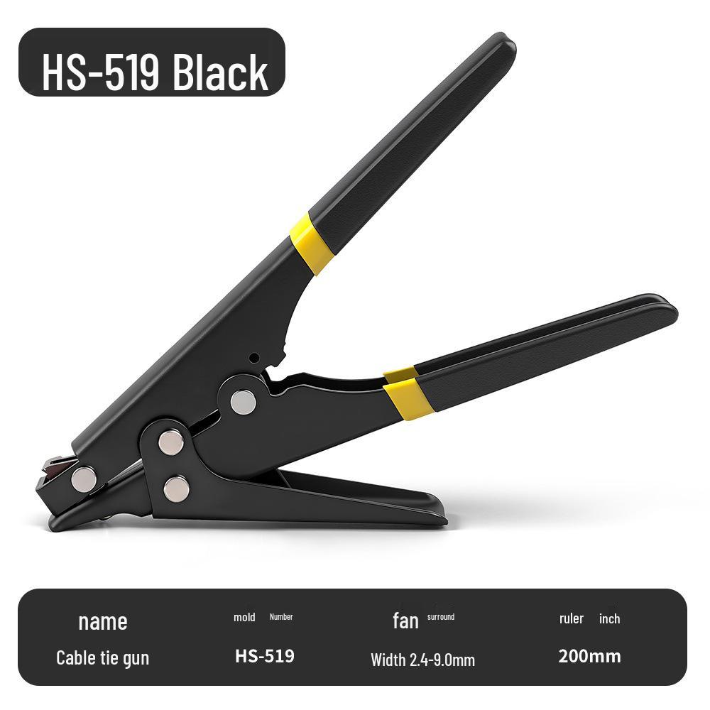 HS-519 Portable Nylon Cable Tie Tensioning Gun Tool