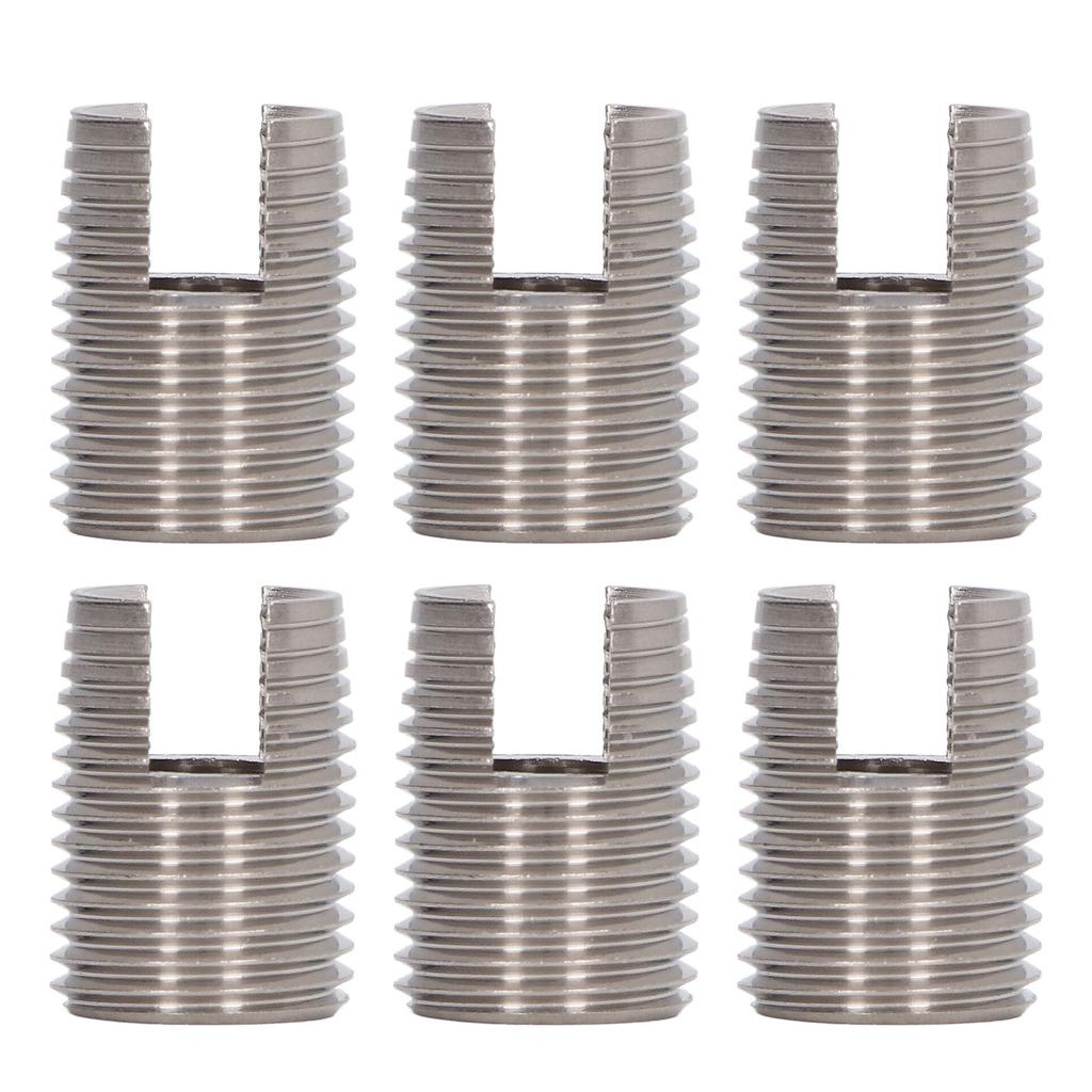 20 Stück Geschlitzte Selbstschneidende Gewindeeinsätze Edelstahl M16 X 1.5 22mm Gewindeeinsatz für