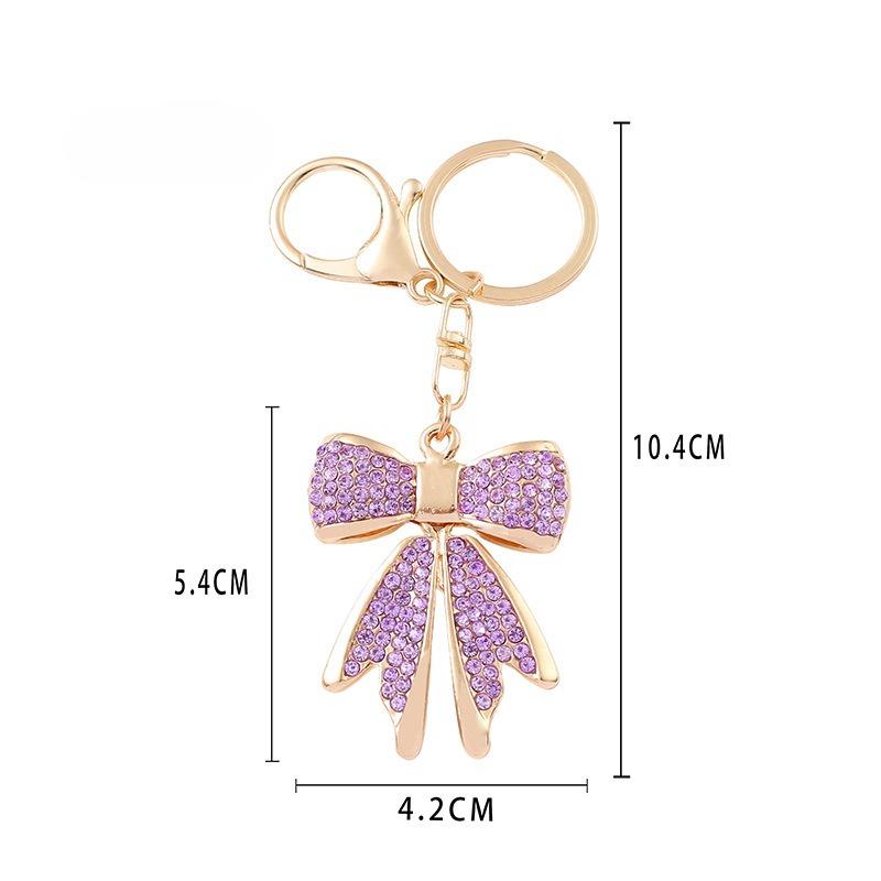 Creative Gift Bow Car Keychain Pendant Ladies' Bag Keychain