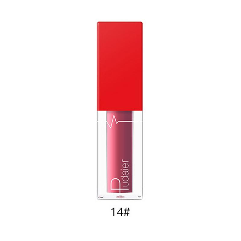 Pudaier 's New Non-stick Cup Lip Gloss Nude Matte Non-fading Lipstick Waterproof Lip Makeup