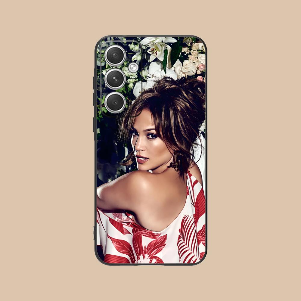 Jennifer Lopez Mobile Cell Phone Case for Samsung Galaxy S26 S25 S24 S23 S22 S21 S20 Note20 Plus FE Ultra Colorful Cover Luxury