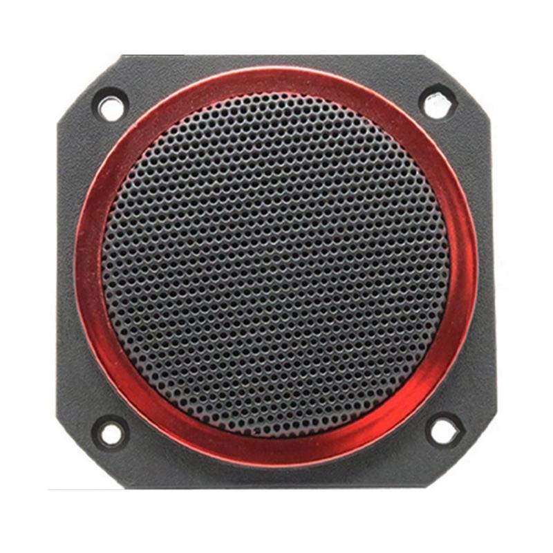 1Pair 4Inch Square Horn Piezoelectric Tweeter Speakers Durability ABS Square Treble Speakers High Sound Pressure 100dB