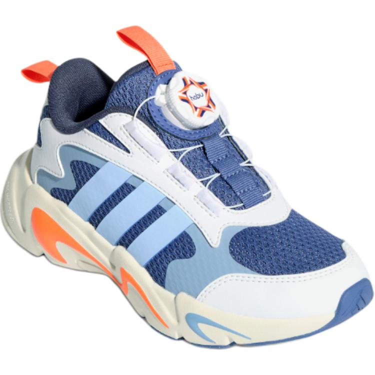 Kids' Sneakers Adidas PLAYFLEX HABU Slip Resistant Abrasion Resistant Low top Kids Lifestyle Shoes Blue Kids'
