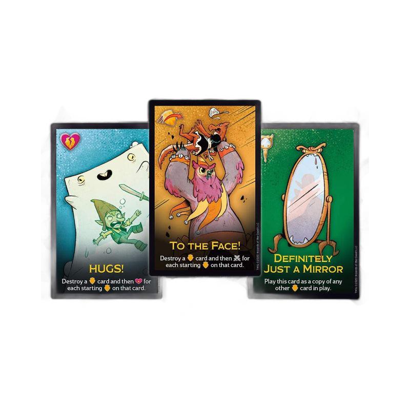 "Dungeon Mayhem" Is a Strategic Card Game for Kids, Featuring Wild Monsters, All In English.