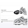 Gel-Sonic Comfortable Lightweight Stable Daily Outdoor Sports Running Shoes Men Sneakers White Silver 1014A385100