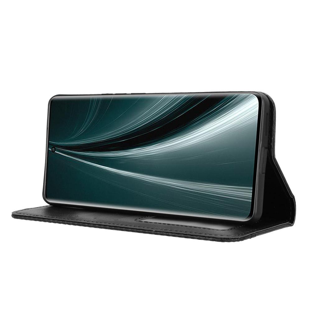 For vivo T3 Pro 5G/iQOO Z9s Pro 5G Leather Case Wallet Stand Retro Texture Phone Cover