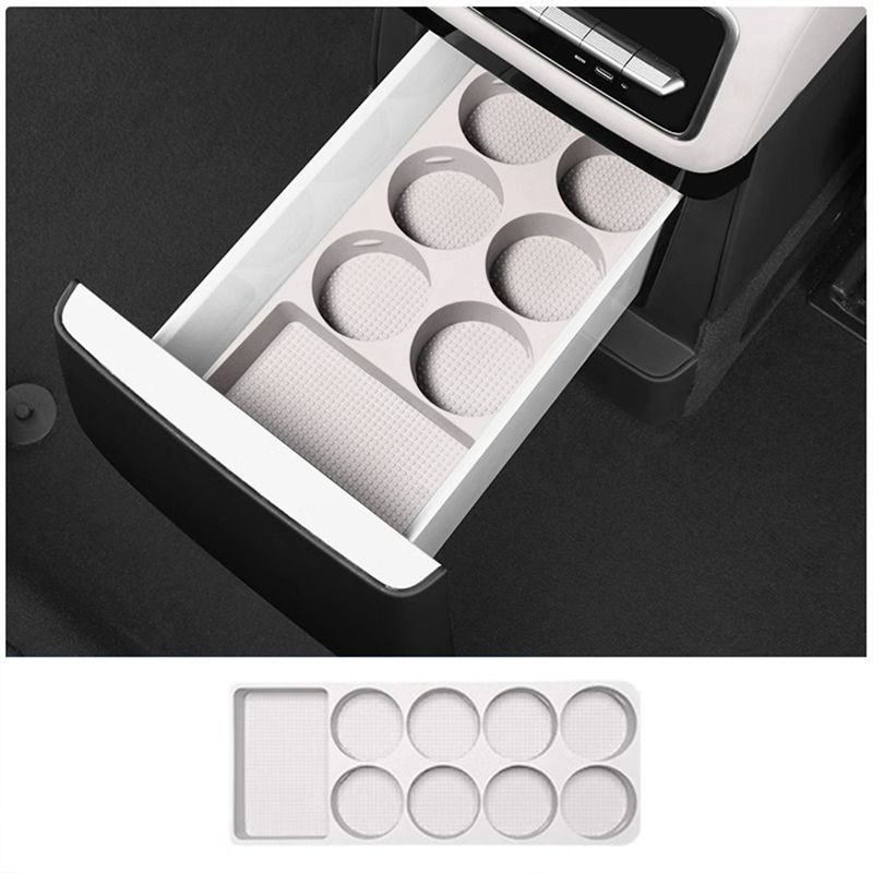 For LEADING IDEAL L9 Refrigerator Storage Box Silicone Mat Refrigerator Fixed Anti-Slip Cup Holder Tray