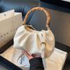 Fashion Niche Design Simple Classic Crossbody Bags 2026 High Quality Three-dimensional Commuting Chinese Style Bamboo Handbags