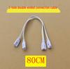 LED Tube Connector: T4/T8/T5 Extension Cord with Double Plug Adapter for Fluorescent Lamp Holders